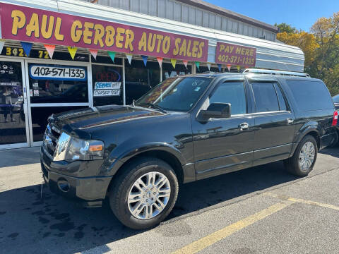 2012 Ford Expedition EL for sale at Paul Gerber Auto Sales in Omaha NE