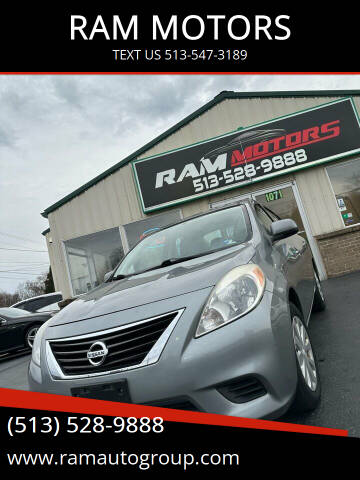 2012 Nissan Versa for sale at RAM MOTORS in Cincinnati OH