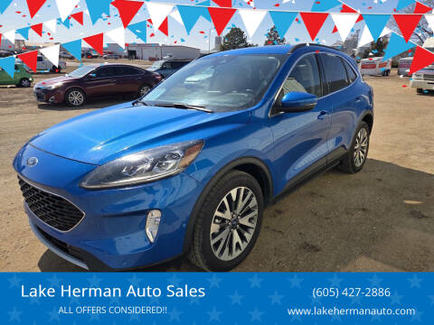 2020 Ford Escape Hybrid for sale at Lake Herman Auto Sales in Madison SD
