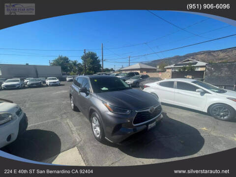 2021 Toyota Highlander for sale at Silver Star Auto in San Bernardino CA