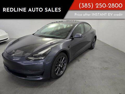 2021 Tesla Model 3 for sale at Redline Auto Sales in Draper UT