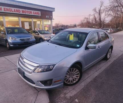 2011 Ford Fusion Hybrid for sale at New England Motor Cars in Springfield MA