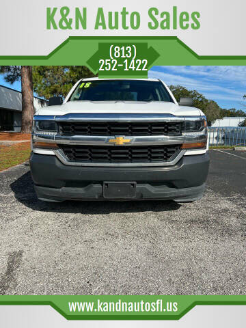 2018 Chevrolet Silverado 1500 for sale at K&N AUTO SALES in Tampa FL