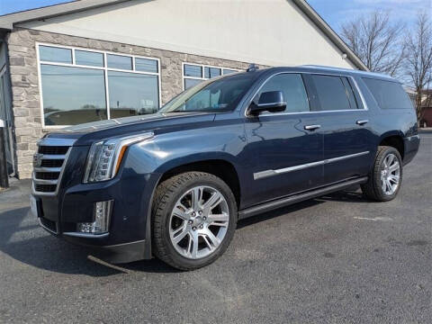 2017 Cadillac Escalade ESV for sale at Woodcrest Motors in Stevens PA