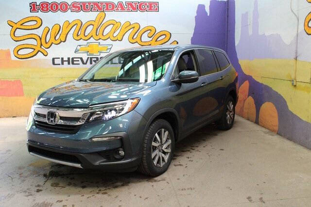Used 2021 Honda Pilot EX with VIN 5FNYF6H39MB033346 for sale in Grand Ledge, MI