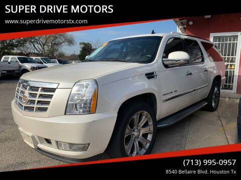 2014 Cadillac Escalade ESV for sale at SUPER DRIVE MOTORS in Houston TX