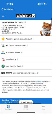 2019 Chevrolet Tahoe LT