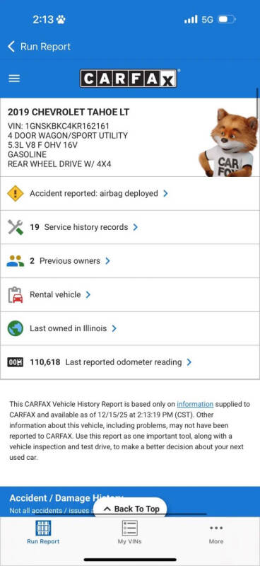 2019 Chevrolet Tahoe LT