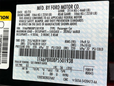 2023 Ford Mustang Mach 1