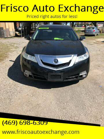 2009 Acura TL for sale at Frisco Exchange LLC in Frisco TX