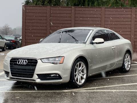 2013 Audi A5 for sale at KG MOTORS in West Newton MA