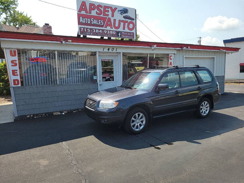 2008 Subaru Forester for sale at Apsey Auto in Marshfield WI