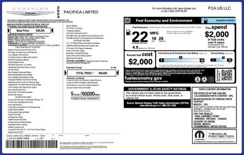 2023 Chrysler Pacifica Limited