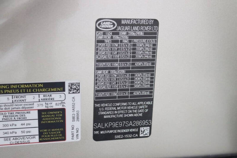 2025 Land Rover Range Rover P530 SE