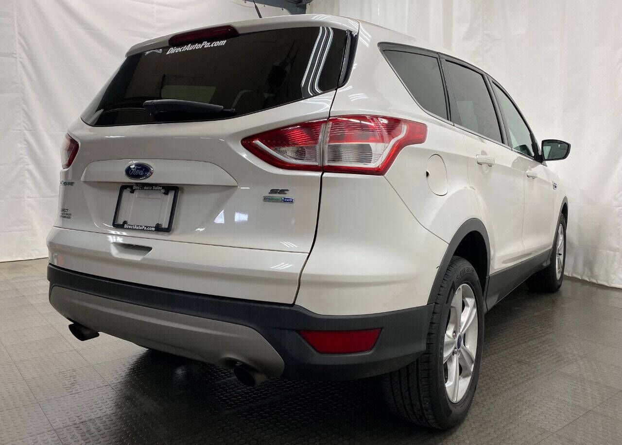2015 Ford Escape SE AWD 4dr SUV - White exterior view 9
