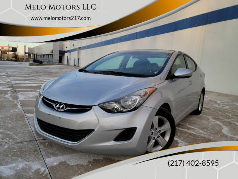 2013 Hyundai Elantra for sale at Melo Motors LLC in Springfield IL