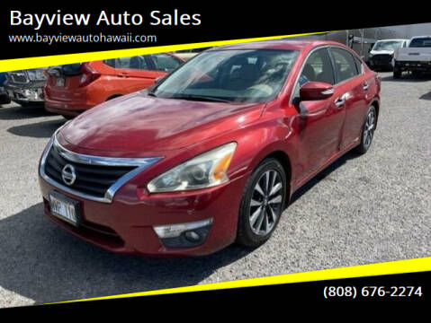 2015 Nissan Altima for sale at Bayview Auto Sales in Waipahu HI