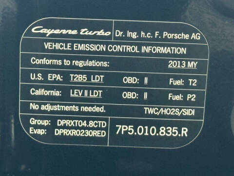 2013 Porsche Cayenne Turbo