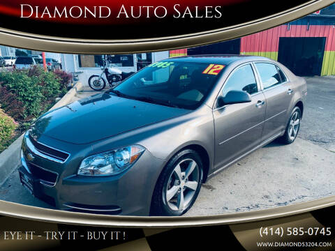 2012 Chevrolet Malibu for sale at DIAMOND AUTO SALES LLC in Milwaukee WI