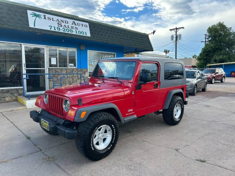 2005 Jeep Wrangler for sale at Island Auto Sales in Colorado Springs CO