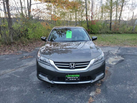 2013 Honda Accord for sale at L & R Motors in Greene ME