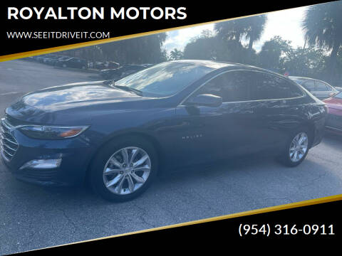 2020 Chevrolet Malibu for sale at ROYALTON MOTORS in Plantation FL