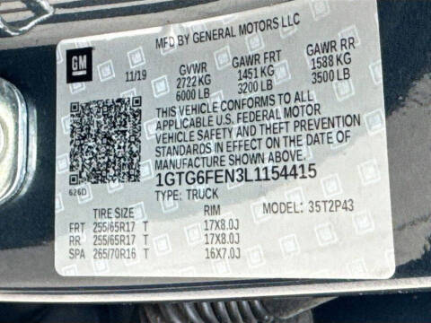 2020 GMC Canyon