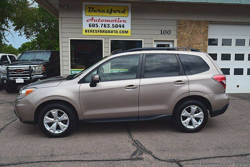 2015 Subaru Forester for sale at Beresford Automotive in Beresford SD