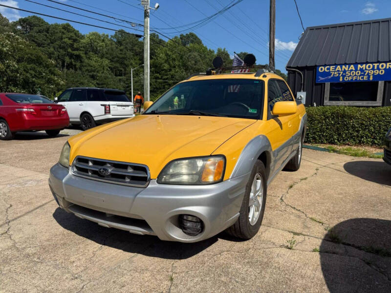 Subaru Baja Sport 2003 Yellow/Silverstone Metallic 1/43