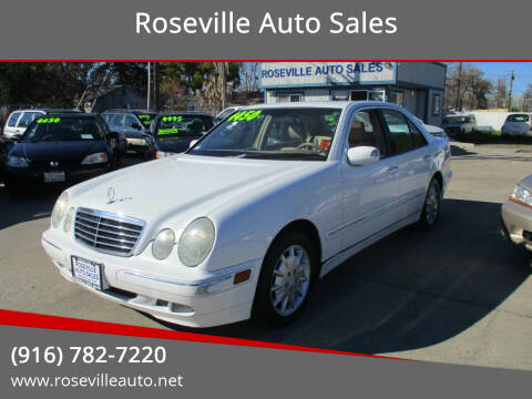 2001 Mercedes-Benz E-Class for sale at Roseville Auto Sales in Roseville CA