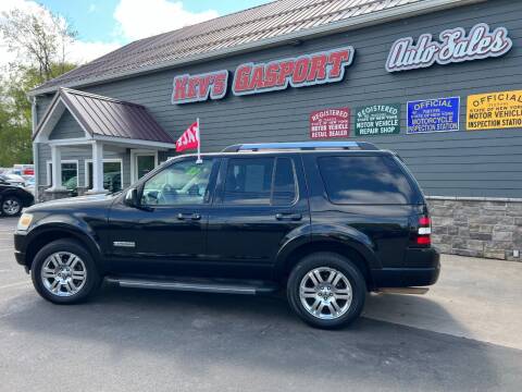 2008 Ford Explorer for sale at KEV'S GASPORT AUTO SALES AND SERVICE, INC in Gasport NY