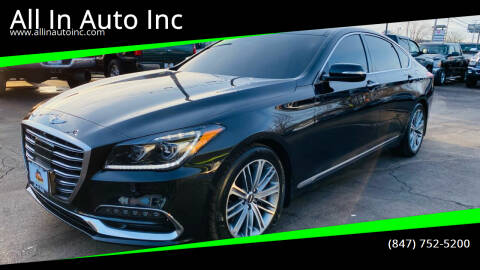 2018 Genesis G80 for sale at All In Auto Inc in Palatine IL