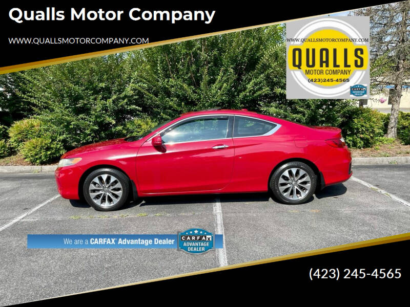 2013 Honda Accord for sale at Qualls Motor Company in Kingsport TN