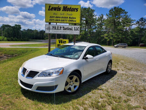 2009 Pontiac G6 for sale at Lewis Motors LLC in Deridder LA