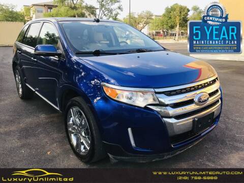 2013 Ford Edge for sale at LUXURY UNLIMITED AUTO SALES in San Antonio TX