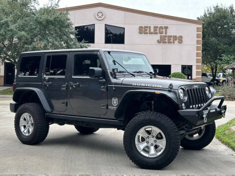2017 Jeep Wrangler Unlimited for sale at SELECT JEEPS INC in League City TX