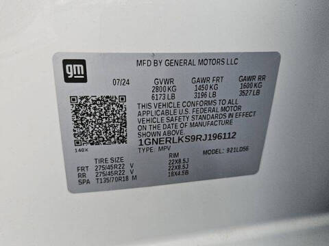 2024 Chevrolet Traverse RS