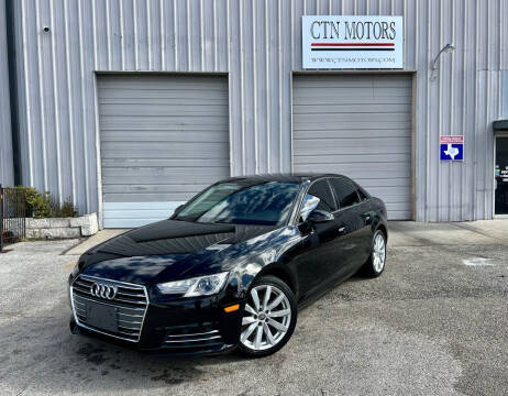 2017 Audi A4 for sale at CTN MOTORS in Houston TX