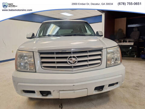 2002 Cadillac Escalade