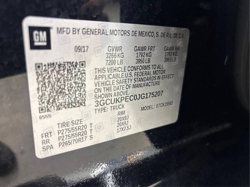 2018 Chevrolet Silverado 1500