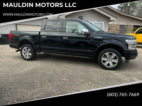 2018 Ford F-150 for sale at MAULDIN MOTORS LLC in Sumrall MS