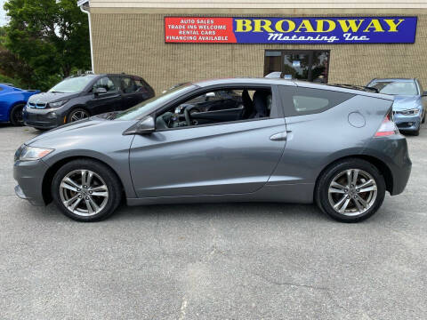 2013 Honda CR-Z for sale at Broadway Motoring Inc. in Ayer MA