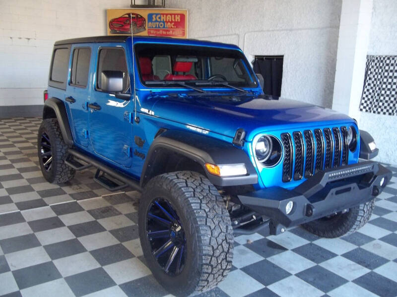 2022 Jeep Wrangler Unlimited for sale at Schalk Auto Inc in Albion NE