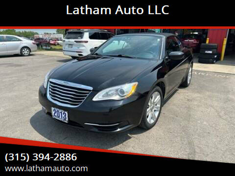 2013 Chrysler 200 for sale at Latham Auto LLC in Ogdensburg NY