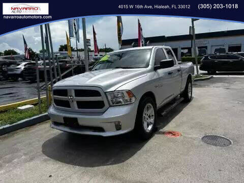 2017 RAM 1500 for sale at Navarro Auto Motors in Hialeah FL
