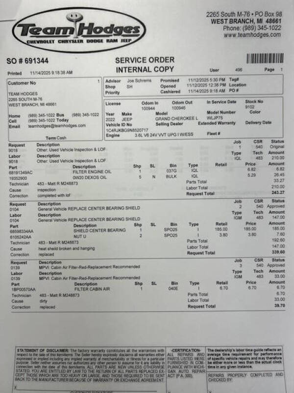 2022 Jeep Grand Cherokee L Limited