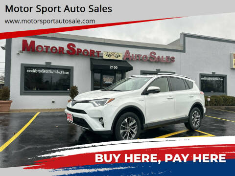 2016 Toyota RAV4 Hybrid for sale at Motor Sport Auto Sales in Waukegan IL