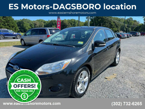 2013 Ford Focus for sale at ES Motors-DAGSBORO location in Dagsboro DE