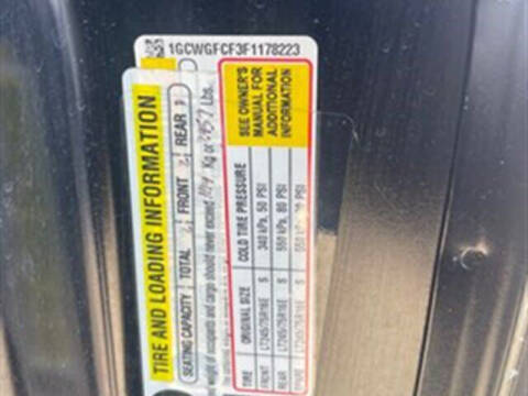 2015 Chevrolet Express 2500