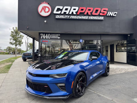 2017 Chevrolet Camaro for sale at AD CarPros, Inc. in Downey CA